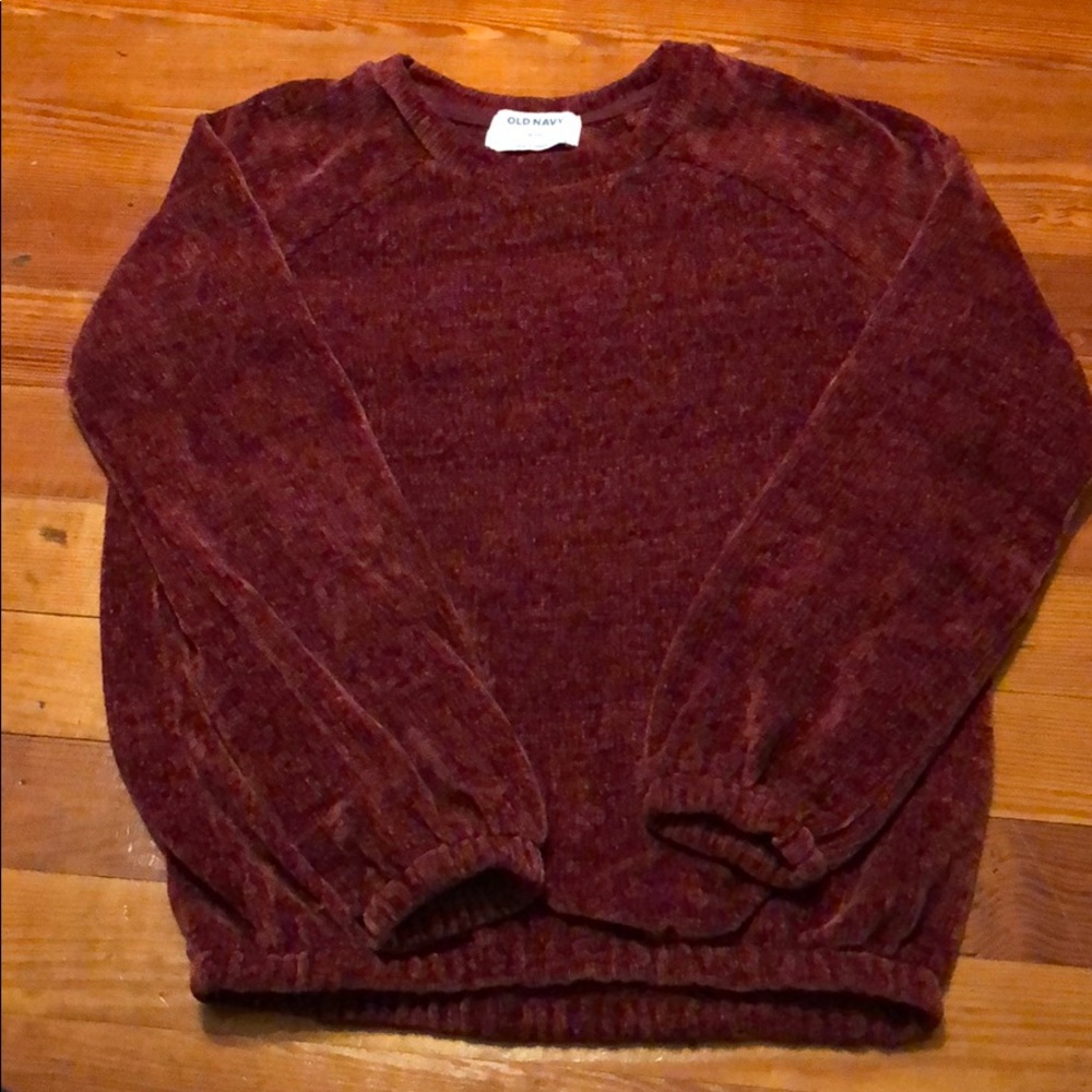 Old navy kids size 14 burgundy sweater